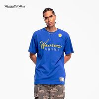 百亿补贴：Mitchell&Ness 短袖T恤美式百搭潮流透气刺绣网球运动健身上衣MN