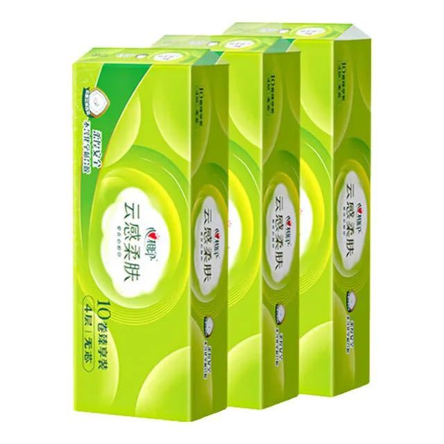 心相印 云感柔肤无芯卷纸 4层加厚70g/卷*30卷 提装