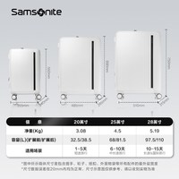 移动端：新秀丽 拉杆箱20寸行李箱登机箱28寸学生密码锁