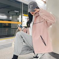 限尺码：唐狮 秋冬款女连帽摇粒绒加厚外套高级感韩版潮chic