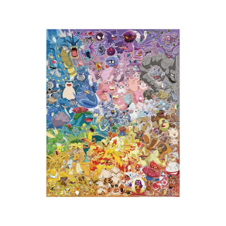 3D-JP 宝可梦塑料平面拼图2000片精灵图鉴皮卡丘151大集合H4252