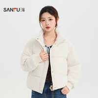 移动端：三福 棉衣2026冬季防风拉链立领保暖时尚外套上衣女装527377