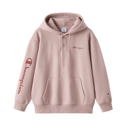 Champion 冠军加绒连帽卫衣男2026秋季新款麒麟臂印花上衣女休闲