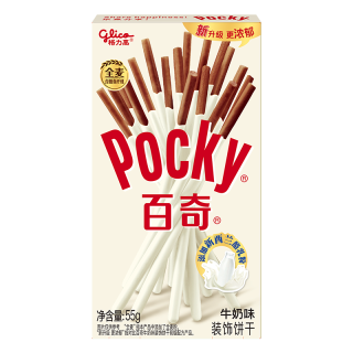 格力高 百奇系列 全新升级涂层饼干 牛奶味55g
