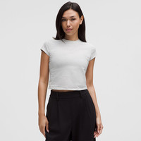 lululemon 女士棉混纺短款短袖 T 恤丨lululemon丨LW3IY0S
