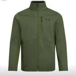 安德玛 UNDERARMOUR）秋冬Shield男子户外运动夹克1321438 幽绿色390