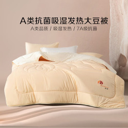 水星家纺 A类抗菌 保暖吸湿发热冬被  200cm*230cm