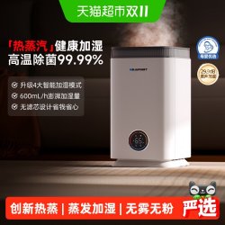 BLAUPUNKT 德国蓝宝加湿器家用卧室静轻音空气加湿器孕妇婴儿家用热蒸发无雾