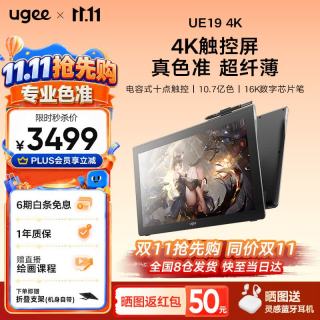 友基 UE19 （4K）超清数位屏 触控屏手绘屏16K级压感电脑绘图屏