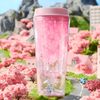 星巴克 杯子370ml樱花春绽清新轻巧便携双层隔热塑料水球随行水杯