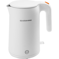 Grelide 3215K电热水壶家用保温一体烧水壶304不锈钢自动断电开水壶