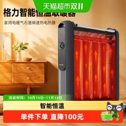 格力 智能恒温取暖器家用电暖气石墨烯速热电热膜