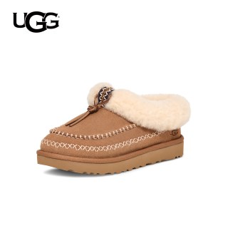 移动端：UGG 秋季女士时尚舒适保暖休闲圆头厚底一脚蹬懒人毛毛鞋 1158258