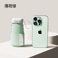 Tianwei 卡片便携折叠口袋伞  薄荷绿