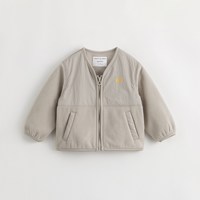 marc & janie TW231968 摇粒绒拼接 薄墨灰 90cm 儿童马甲
