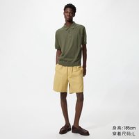 移动端：麻混纺舒适短裤优衣库男装482260