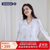 DOMIAMIA 亲子家居服秋冬纯棉睡衣   圣卡梅奥（有哺乳口） L