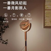 东芝 风待月空气循环扇家用轻音大风力立式智能遥控定时落地扇摇头