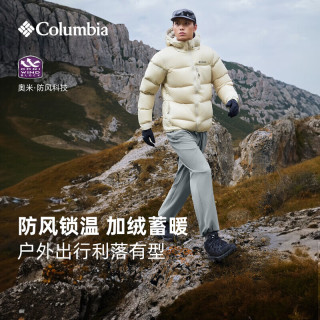 哥伦比亚 2026秋冬新品户外男子防风加绒保暖舒适修身休闲长裤软壳裤