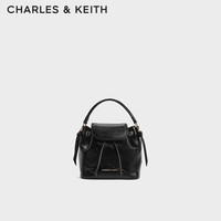 CHARLES & KEITH CHARLES&KEITH蝴蝶结包挂手提链条包水桶包包女包CK2-50271785 Black黑色