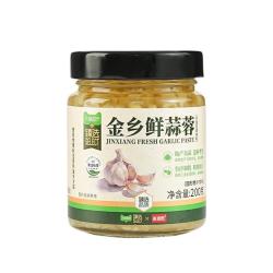鲜卖郎 猫超臻选金乡大蒜鲜卖郎瓶装鲜蒜蓉酱200g0添加剂凉菜烧烤蒜泥酱