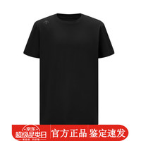 迪桑特 户外休闲透气短袖针织衫 综训训练健身 男款 BK-黑色 M
