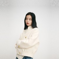 MESUX 秋冬女绵羊毛双面呢短外套
