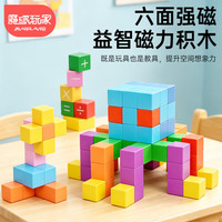 魔磁玩家 磁力早教 儿童磁力积木  32件