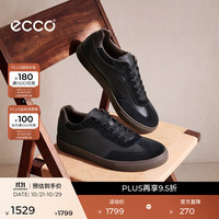 ecco 柔酷10号5 德训鞋 黑色 42