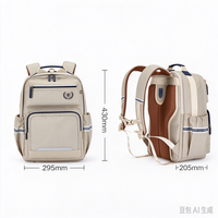 卡拉羊 中学生书包24L减负护脊云朵书包3.0