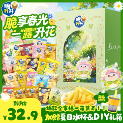 脆升升 一路升花礼盒薯条薯片解馋小零食送礼dr