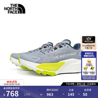 北面 越野跑鞋男Altamesa500 V2抓地透气户外运动休闲鞋8DAJ KT3/凝霜灰/柠檬黄 44.5 /10H