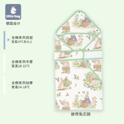 Little Tiny littletiny包被婴儿初生秋冬抱被新生儿纯棉包单夏季薄款宝宝睡袋