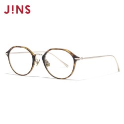 JINS 近视眼镜休闲潮流镜框β钛男女可配防蓝光镜片UUF25S202