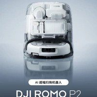 国家补贴、88VIP：大疆 ROMO P2系列扫地机器人AI超幅扫拖一体旗舰