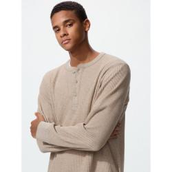 优衣库 日本直邮Uniqlo/优衣库 针织套头高领宽松毛衣 男女同款 482766-3