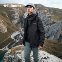 移动端：哥伦比亚 XE3821 银点三合一鹅绒防水冲锋衣 278 L