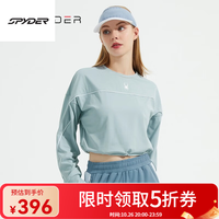 SPYDER 蜘蛛女子圆领运动休闲抽绳卫衣