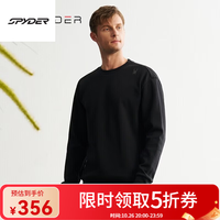 SPYDER 蜘蛛秋冬男士亲肤舒适简约运动卫衣