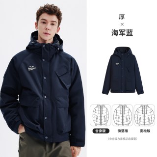 移动端：NVG·YOUNG 三防 男士羽绒服