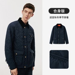 NVG·YOUNG NAVIGARE意大利小帆船休闲工装衬衫夹克男士保暖毛领棉服外套