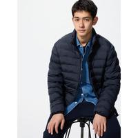 日本直邮UNIQLO优衣库 纯色衔缝长袖棉服 男款