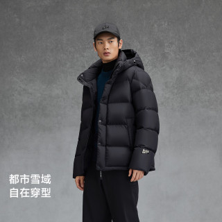 高梵 黑金鹅绒服6.0 短款羽绒服 粉金 S