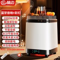 林边 家用多功能取暖器围炉煮茶电暖器语音节能速热电烤火围炉