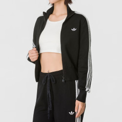 阿迪达斯 滔搏丨adidas阿迪达斯三叶草女子美式复古风三条纹运动外套KS7366