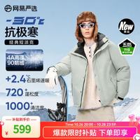 网易严选 高充绒90%鹅绒 720+蓬松度 派克羽绒服 -30℃抗寒五防蓄热