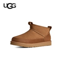 UGG 冬季男士舒适简约平底保暖经典超短靴休闲雪地靴 1174581