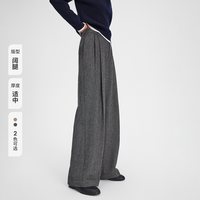 88VIP：navigare 小帆船灰色羊毛呢裤女士西装裤子