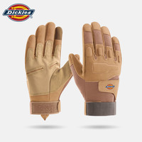 Dickies 手套男冬季保暖骑行加厚防风可触屏手套ST0101 卡其色（图形标）