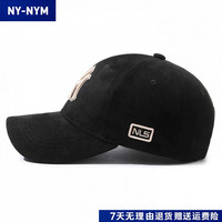 NY-NYM 美式潮牌字母鸭舌帽高品质磨面绒
